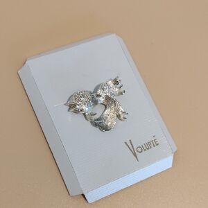 Gold Tone Petite Koi Brooch